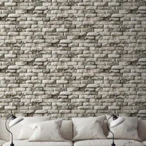 Giấy Dán Tường 3D Giả Đá 04