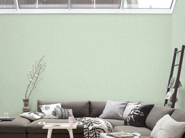 Giấy Dán Tường Màu Xanh Ngọc Nhạt