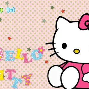 Tranh Dán Tường Hello Kitty