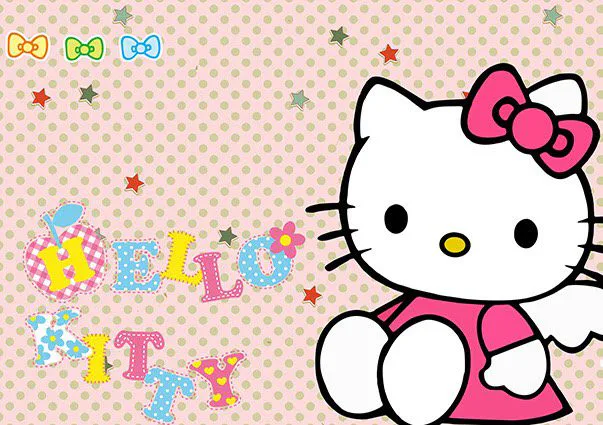 Tranh Dán Tường Hello Kitty