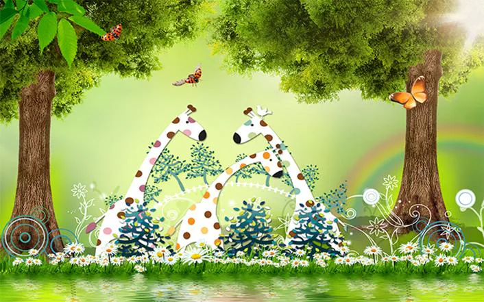 Tranh Dán Tường Trẻ Em