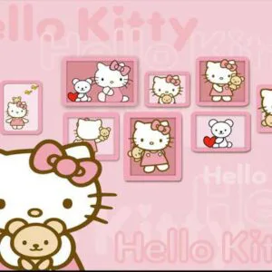 Tranh Dán Tường Hello Kitty