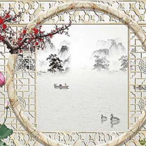 Tranh Dán Tường Cửa Sổ