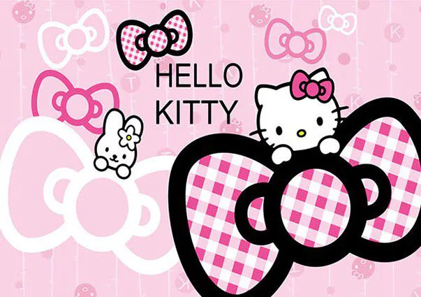 Tranh Dán Tường Hello Kitty