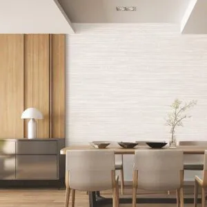 Giấy Dán Tường Màu Trắng Vân Ngang
