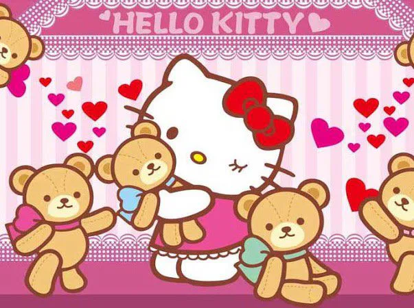 Tranh Dán Tường Hello Kitty