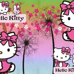 Tranh Dán Tường Hello Kitty