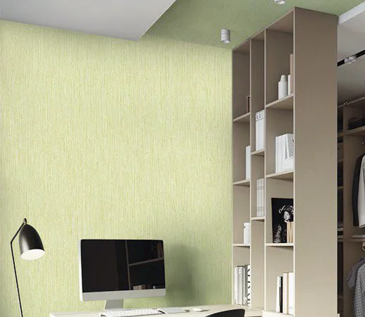 Giấy Dán Tường Màu Xanh Lá Chuối