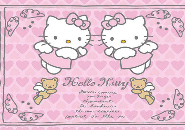 Tranh Dán Tường Hello Kitty