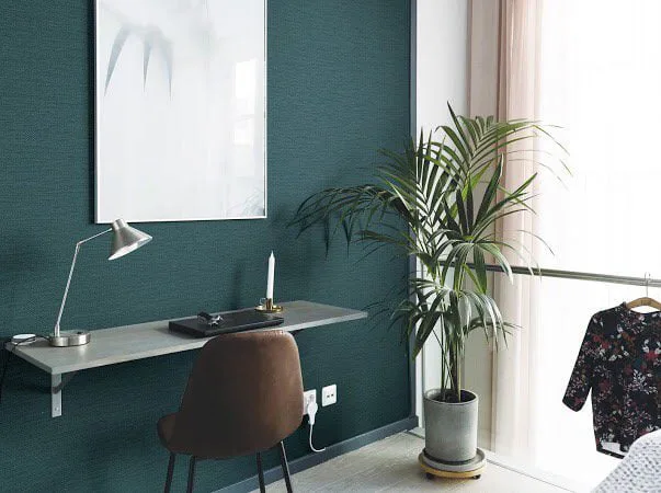 Giấy Dán Tường Màu Xanh Lá