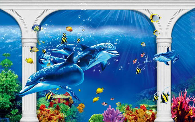 Tranh Dán Tường Cảnh Biển