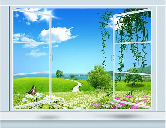 Tranh Dán Tường Cửa Sổ
