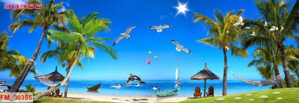 Tranh Dán Tường Cảnh Biển