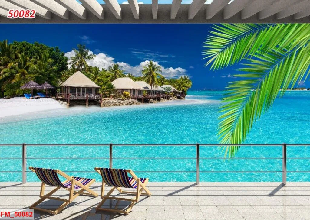 Tranh Dán Tường Cảnh Biển