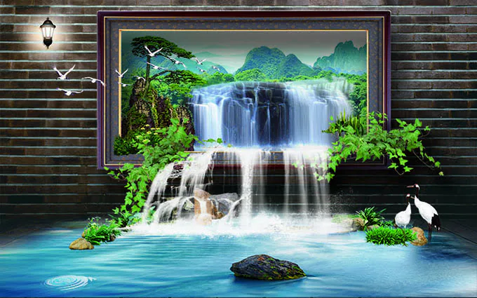 Tranh Dán Tường Cửa Sổ
