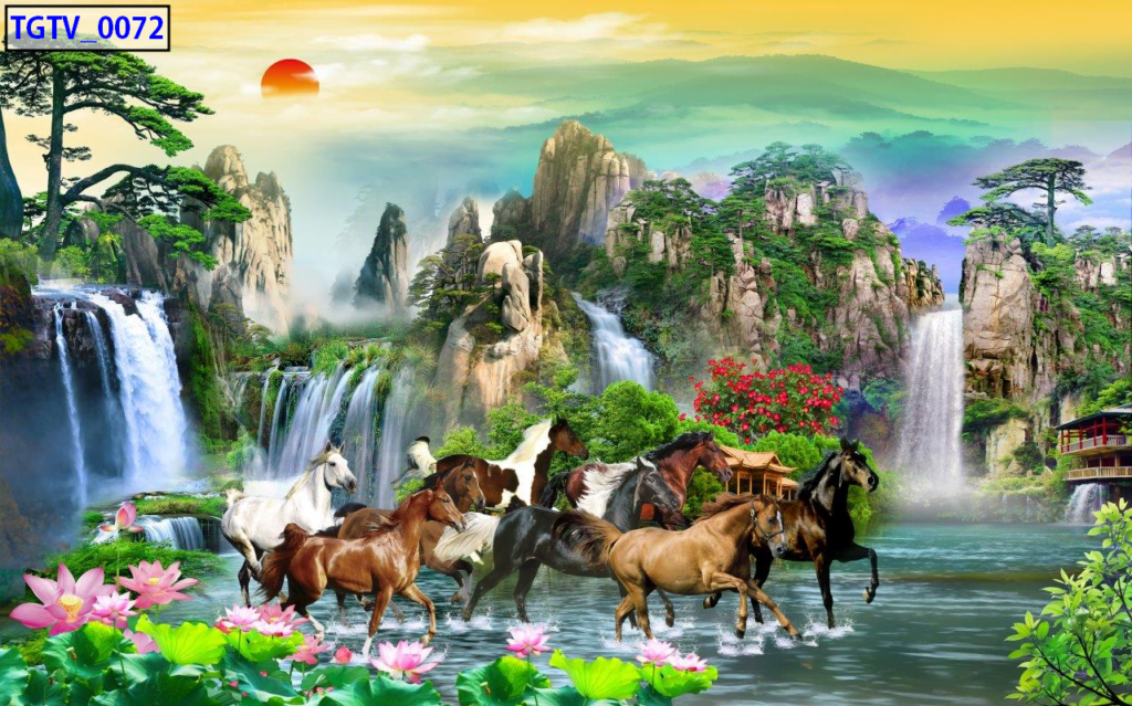 Tranh Dán Tường Mã Đáo Thành Công