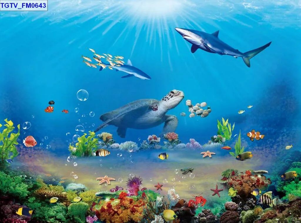 Tranh Dán Tường Cảnh Biển