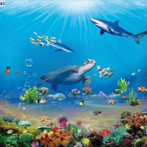 Tranh Dán Tường Cảnh Biển