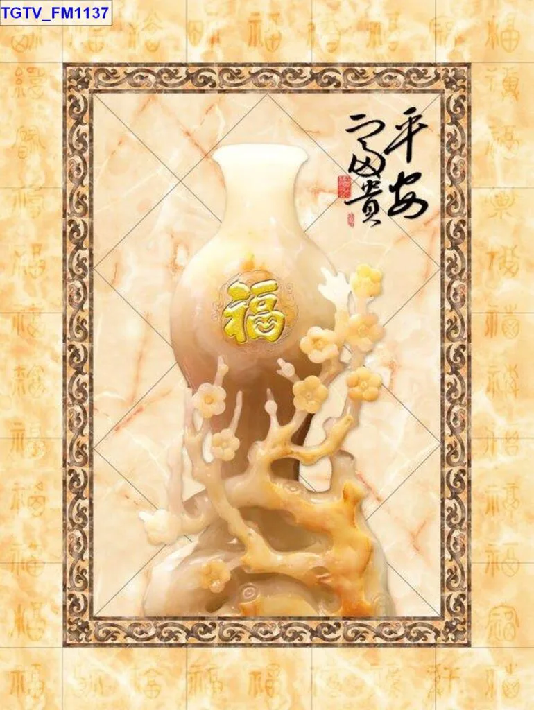 Tranh Dán Tường Bình Hoa