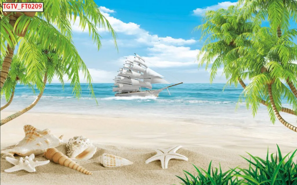 Tranh Dán Tường Cảnh Biển