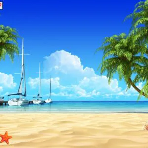 Tranh Dán Tường Cảnh Biển
