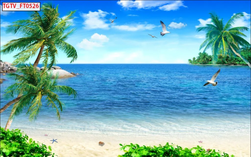 Tranh Dán Tường Cảnh Biển