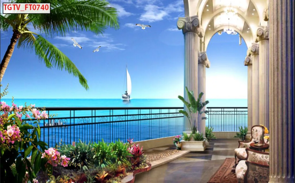 Tranh Dán Tường Cảnh Biển