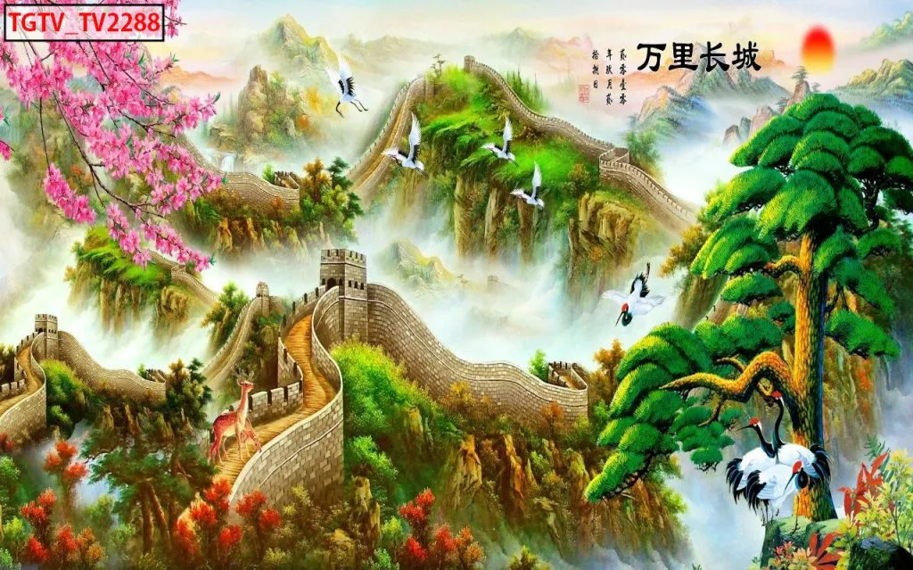 Tranh Dán Tường Sơn Thủy Phong Cảnh
