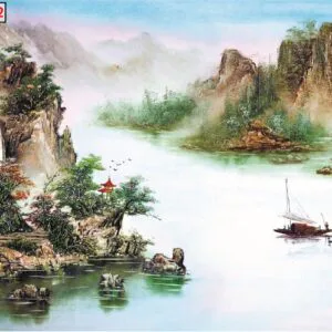 Tranh Dán Tường Sơn Thủy Phong Cảnh