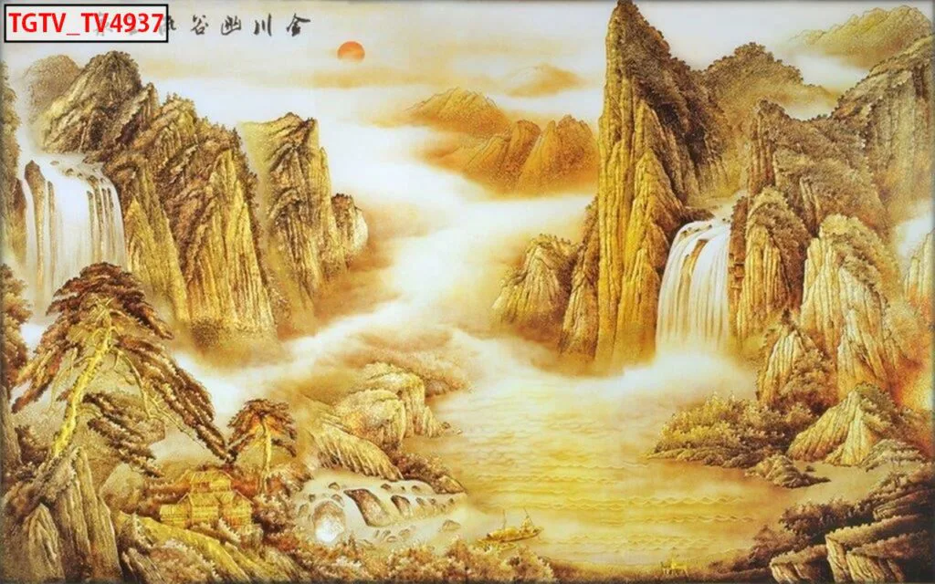 Tranh Dán Tường Sơn Thủy Phong Cảnh