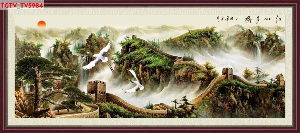 Tranh Dán Tường Sơn Thủy Phong Cảnh