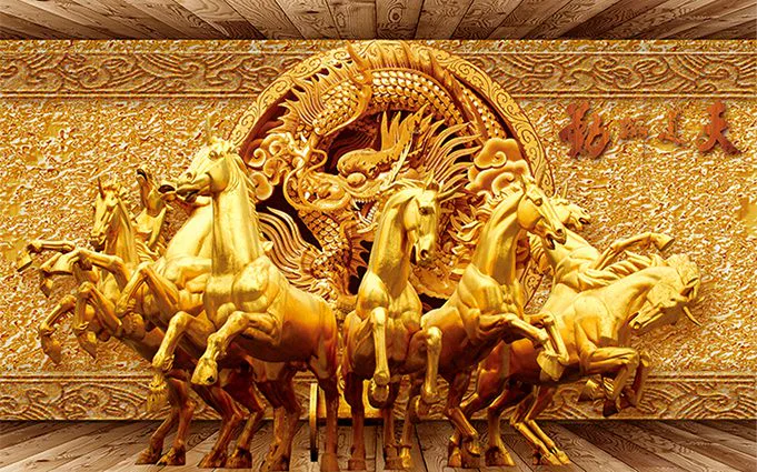 Tranh Dán Tường Mã Đáo Thành Công