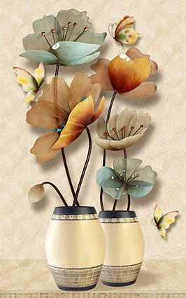 Tranh Dán Tường Bình Hoa