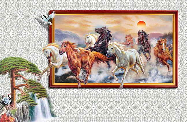 Tranh Dán Tường Mã Đáo Thành Công