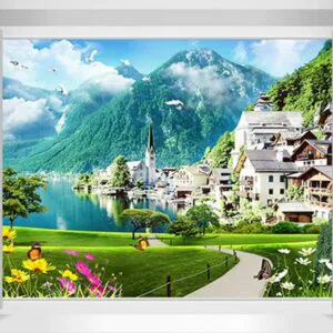 Tranh Dán Tường Cửa Sổ