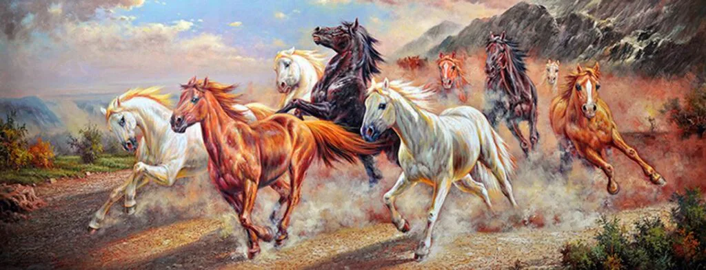 Tranh Dán Tường Mã Đáo Thành Công