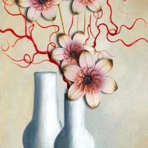Tranh Dán Tường Bình Hoa