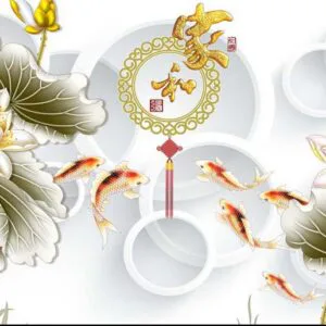 Tranh Dán Tường Hoa Sen