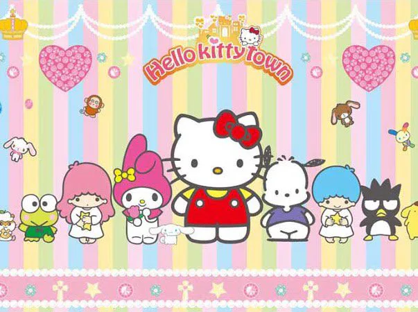 Tranh Dán Tường Hello Kitty