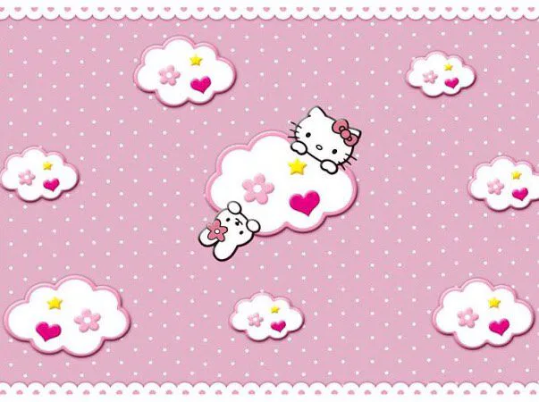 Tranh Dán Tường Hello Kitty