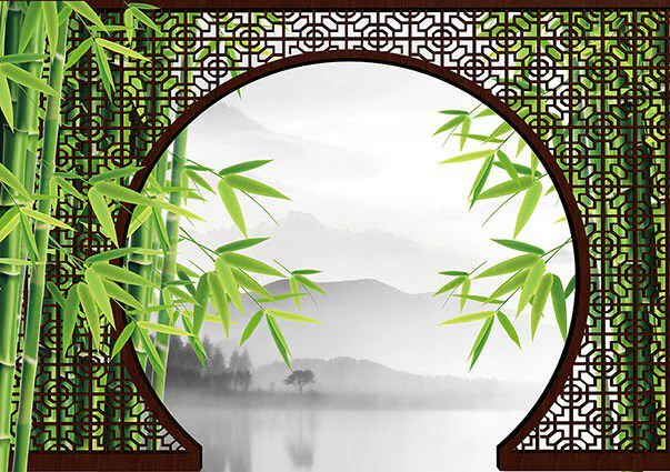 Tranh Dán Tường Cửa Sổ