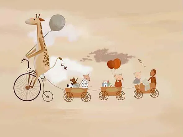 Tranh Dán Tường Trẻ em