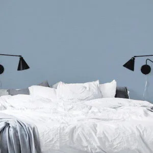 Giấy Dán Tường Màu Xanh Xám