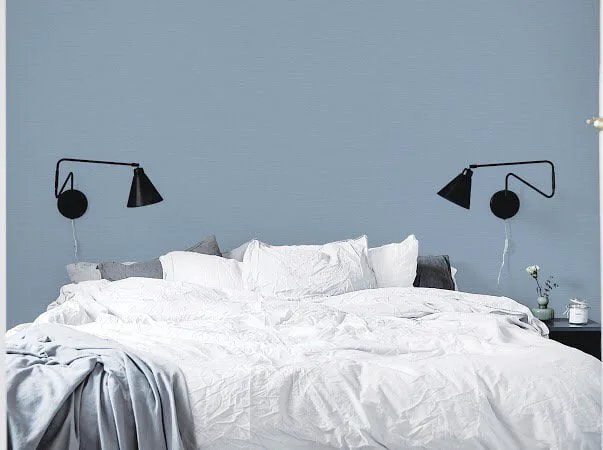 Giấy Dán Tường Màu Xanh Xám