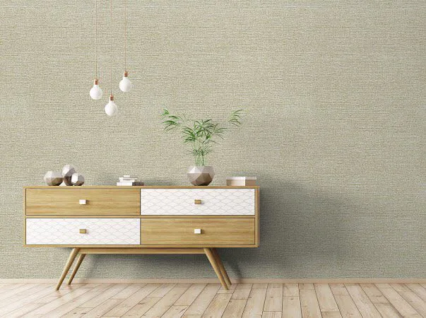 Giấy Dán Tường Màu Xám Vàng