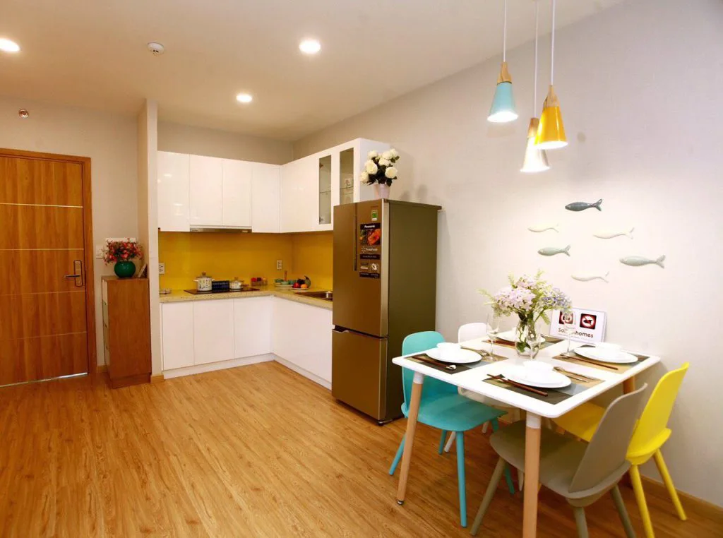 Dự án công trình Saigon homes thi công sàn gỗ – giấy dán tường công ty Gia Huy