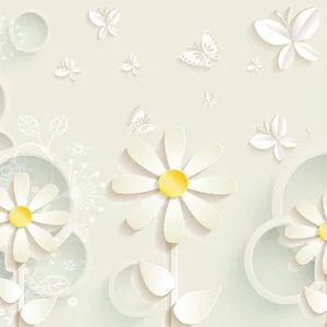 Tranh Dán Tường Hoa