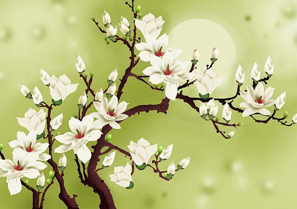 Tranh Dán Tường Hoa