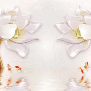Tranh Dán Tường Hoa Sen