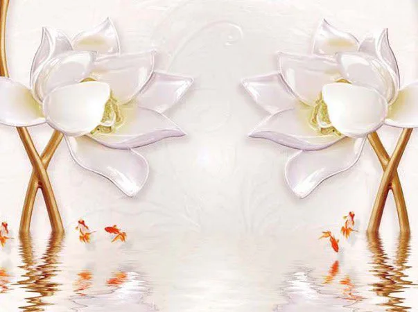 Tranh Dán Tường Hoa Sen